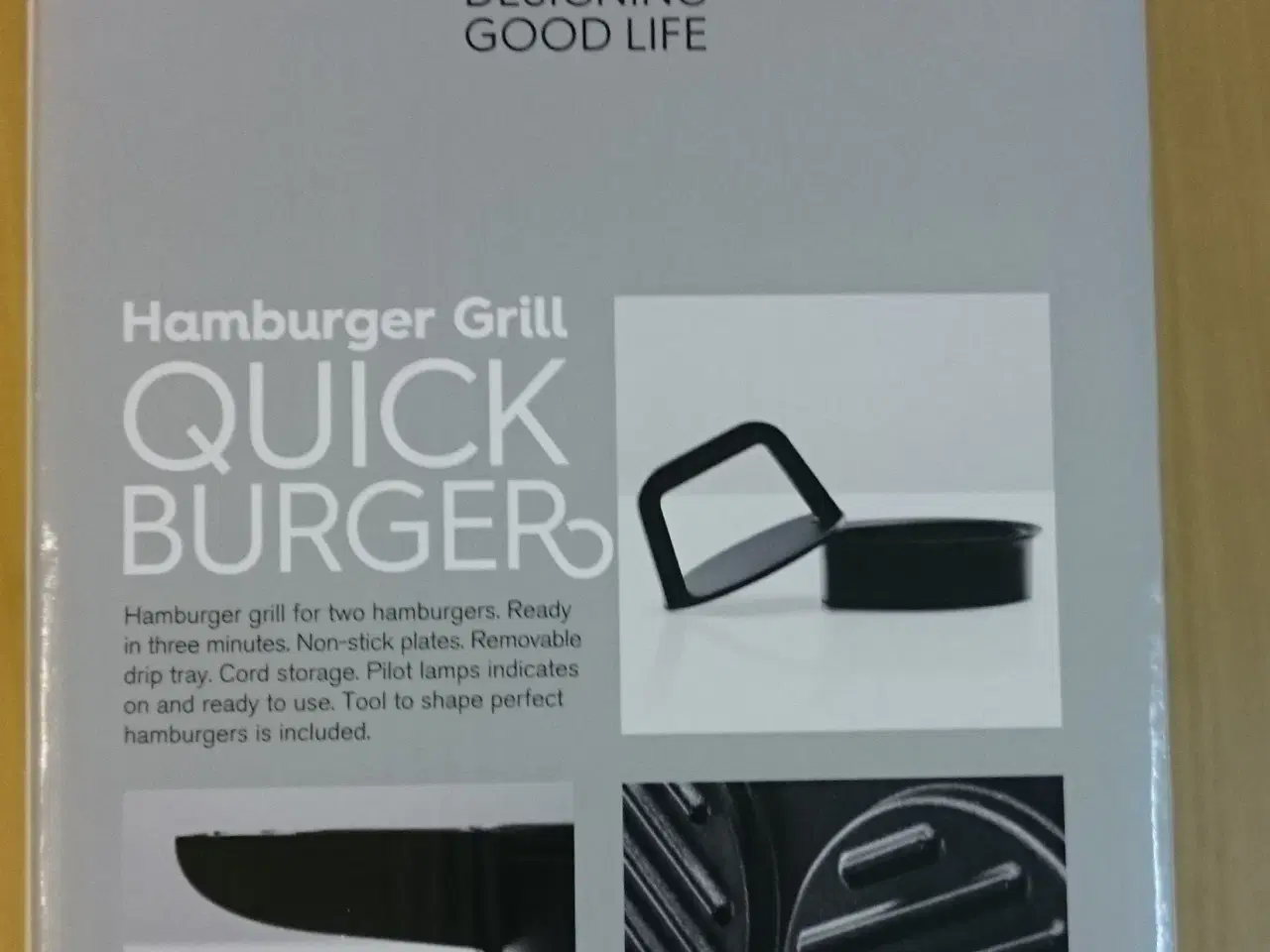 Billede 3 - OBH Nordica Hamburger Grill Quick Burger