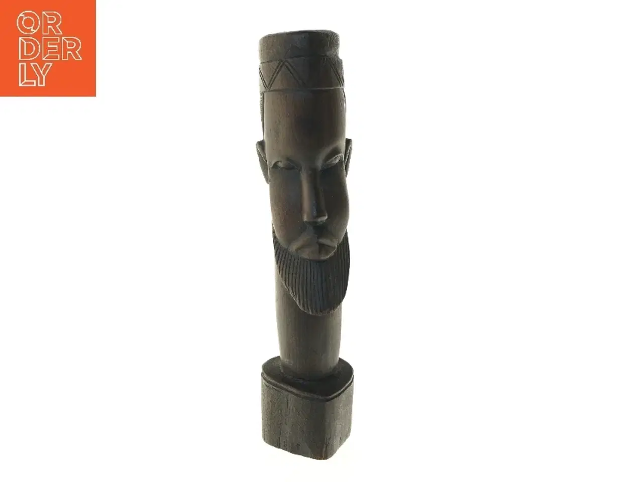 Billede 1 - Træfigur af menneske (str. 32 cm)