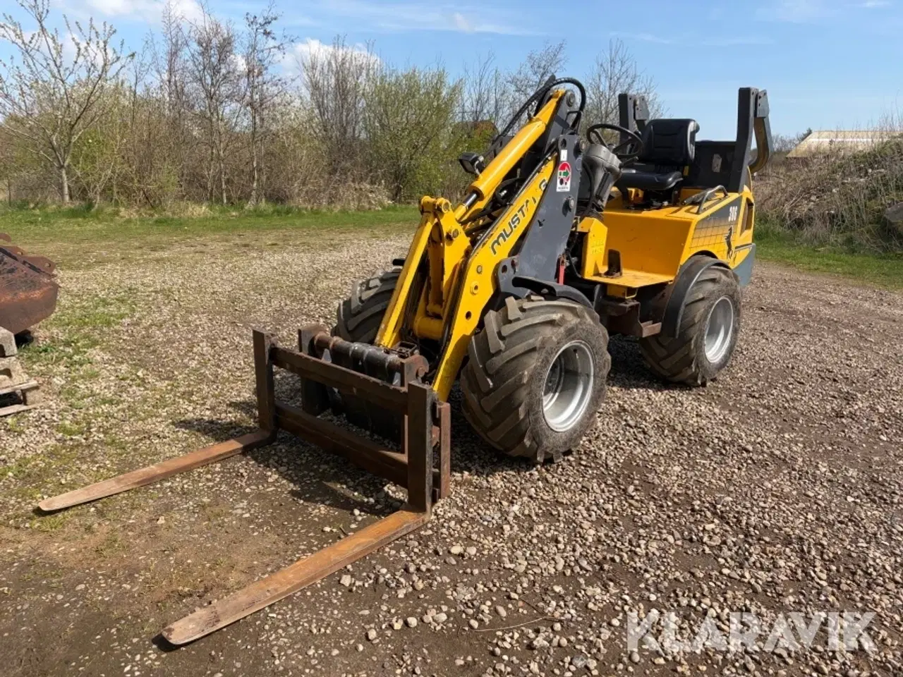 Billede 1 - Minilæsser Mustang 306 med skovl og pallegafler