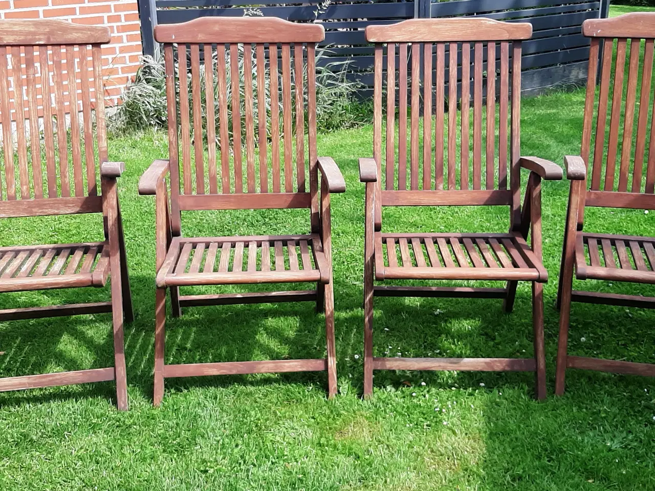 Billede 2 - 4 Teak havestole