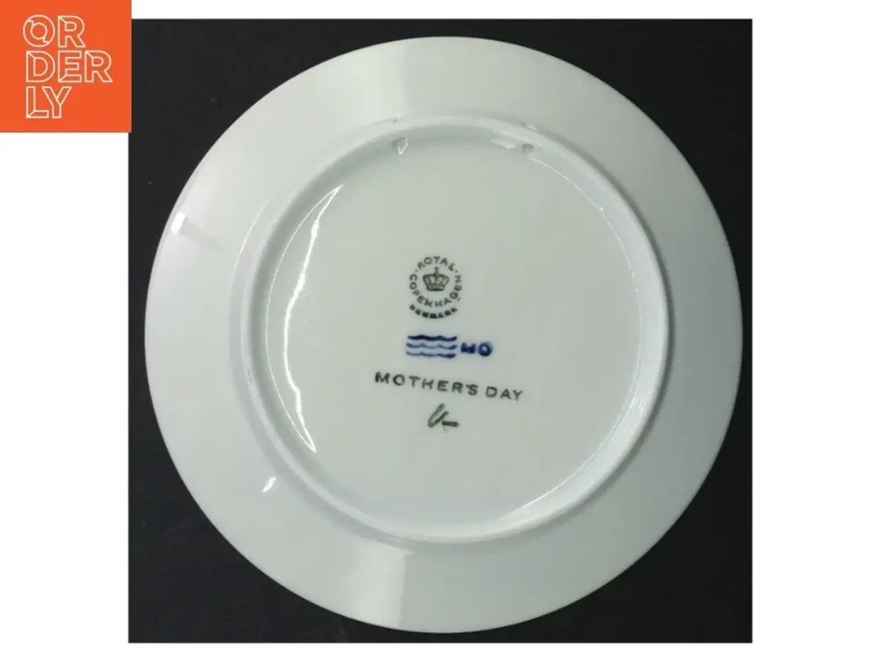 Billede 2 - Mors dags platte 1974 fra Royal Copenhagen (str. Ø 15 cm)