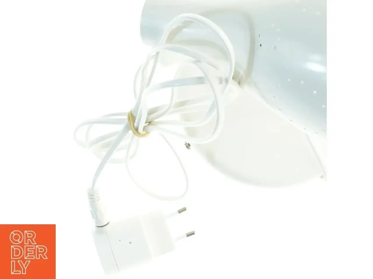 Billede 8 - Hvid bordlampe (str. 20 x 17 25 cm)
