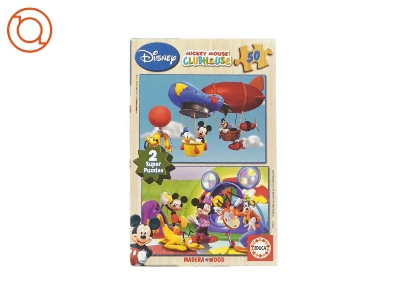 Billede 1 - Mickey Mouse clubhouse puslespil (2 styks i pakken)