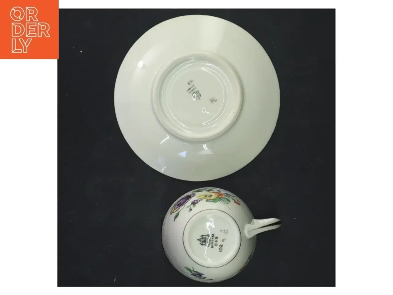 Billede 2 - B&G Saksisk Blomst kaffekop 102  (str. Ø 13,5&6x9,5 cm)