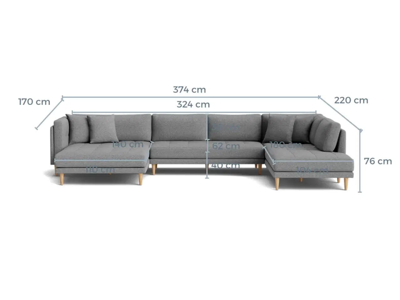 Billede 10 - Møbelkompagniet Cali U-sofa Venstrevendt