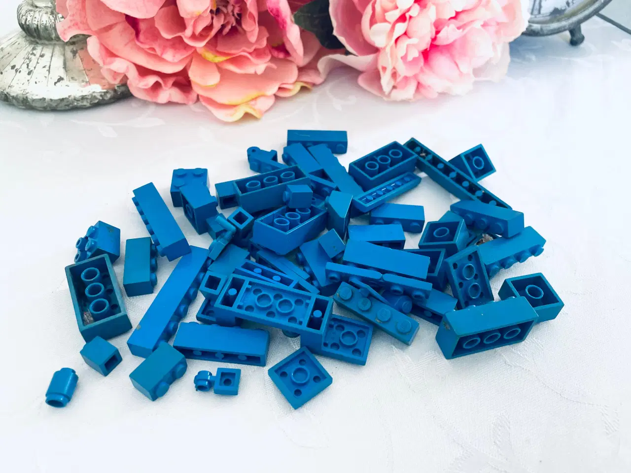 Billede 1 - Lego blå blandet  