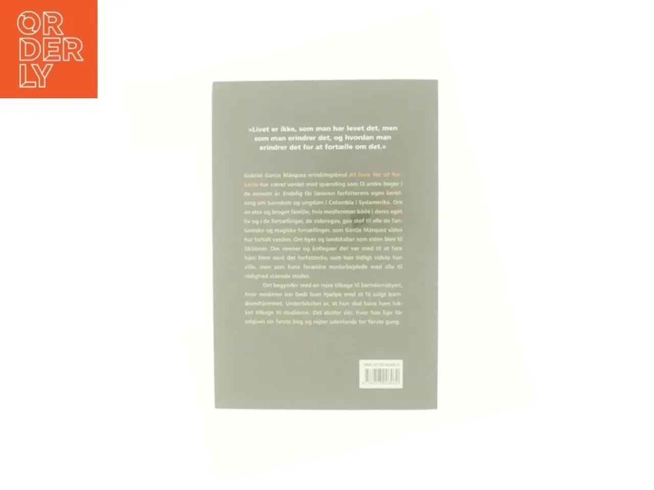 Billede 2 - At leve for at fortælle af Gabriel Garc&#237;a M&#225;rquez (Bog)