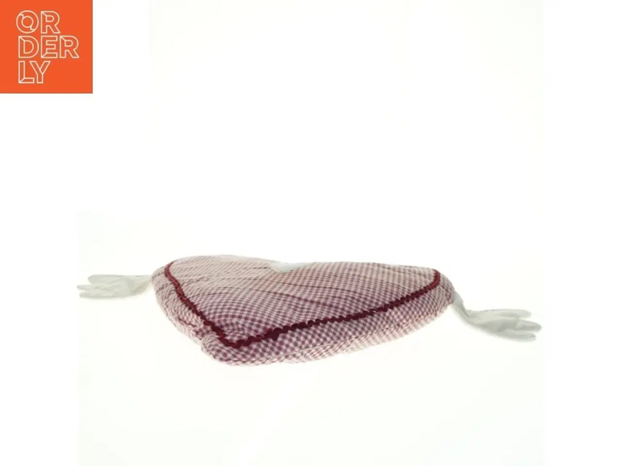 Billede 4 - Hjerteformet pude med vinger (str. 40x40 cm)