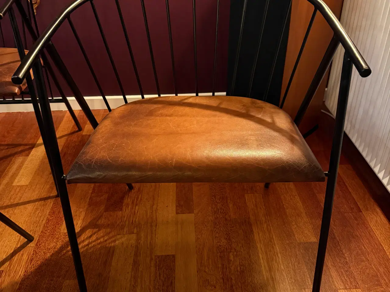 Billede 4 - 6 stole i markant New Yorker-style (læder)