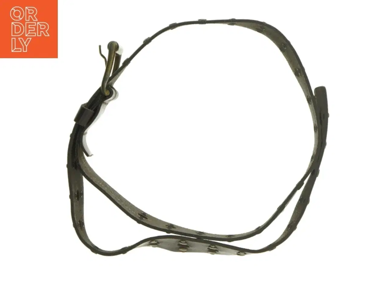 Billede 3 - Brun bælte med metalnitter fra WHITE STUFF (str. 100 cm)