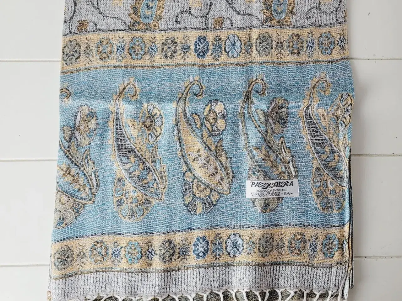 Billede 3 - ⭐️- Elegant og Blødt Pashmina Tørklæde - UBRUGT