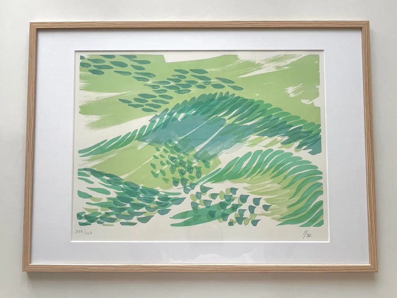 Billede 1 - H.M. Dronning Margrethe ll - Signeret Litografi