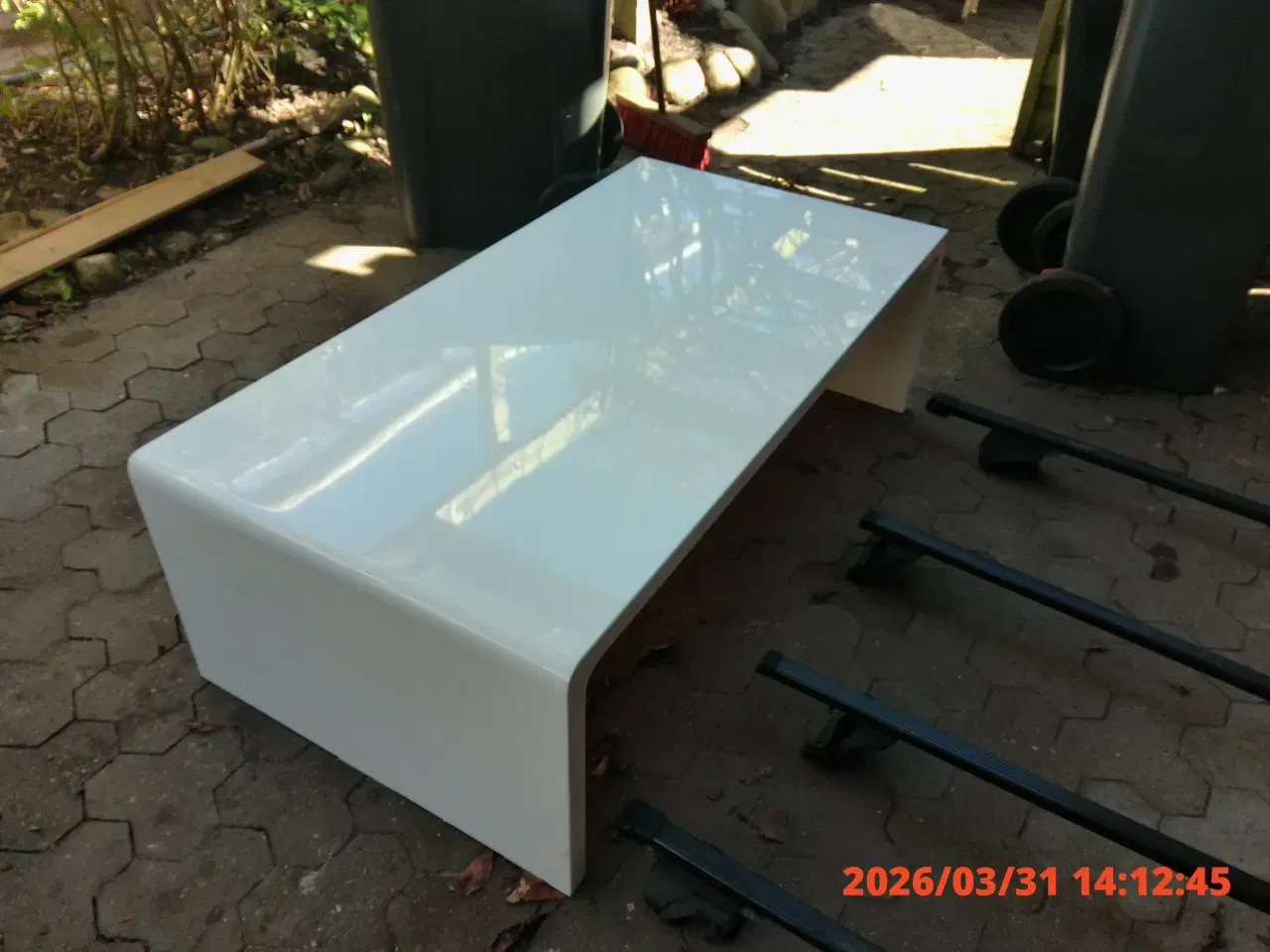 Billede 1 - Hvidlakeret sofabord