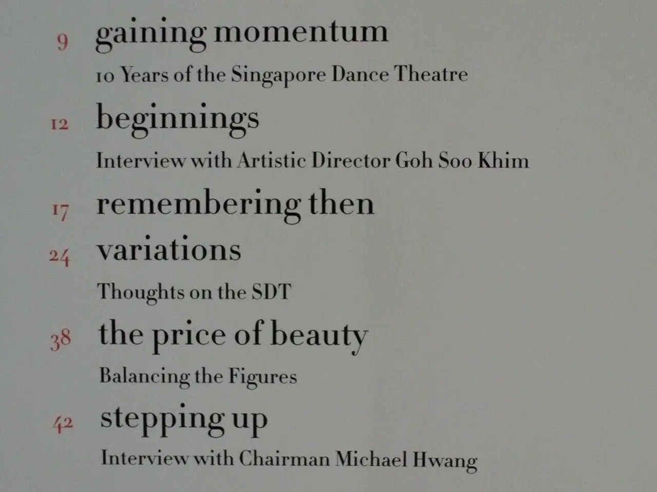 Billede 2 - touches - 10 years of the singapore dance theatre,