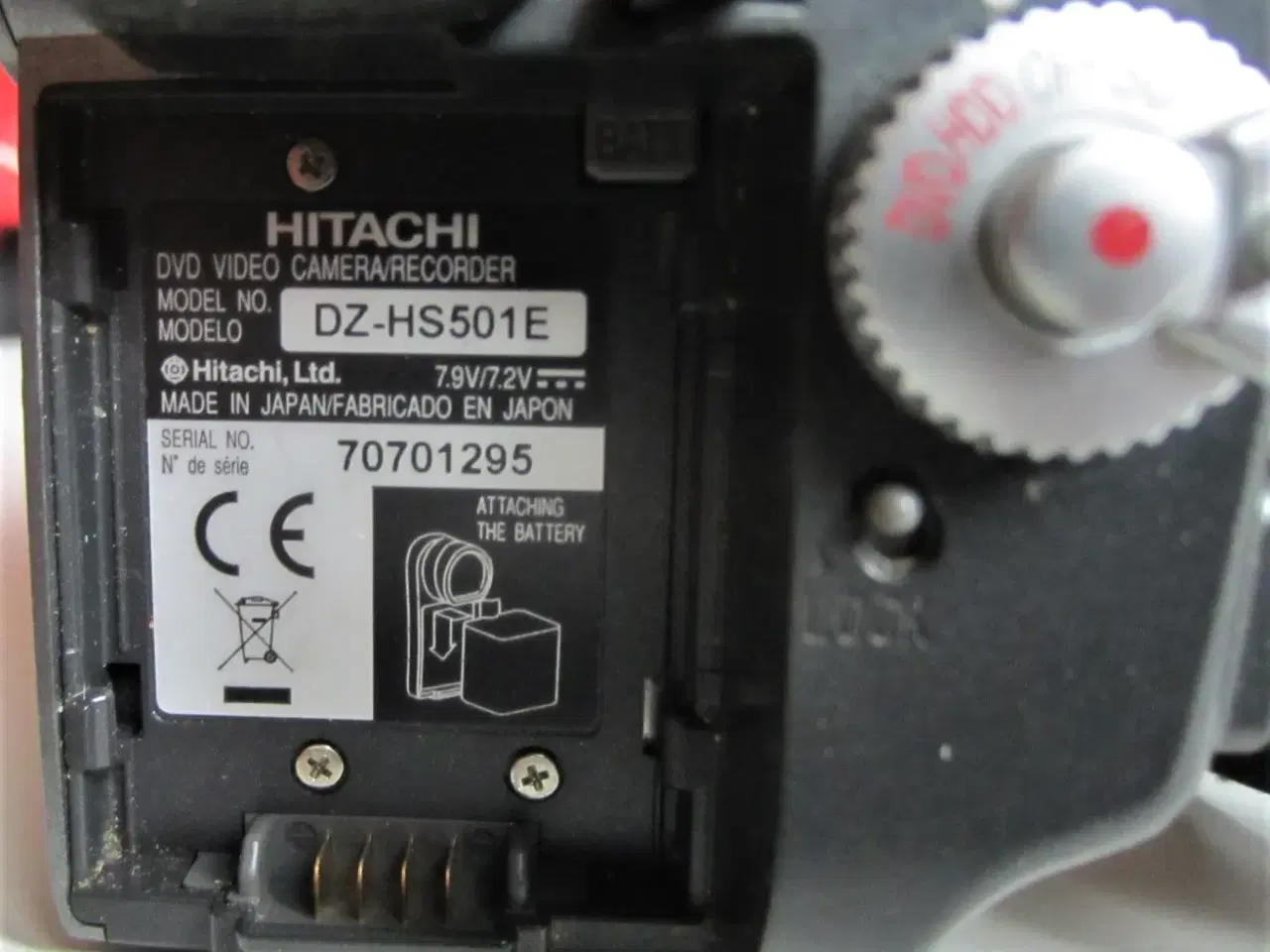 Billede 3 - Defekt Hitachi DZ-HS501E harddisk / DVD