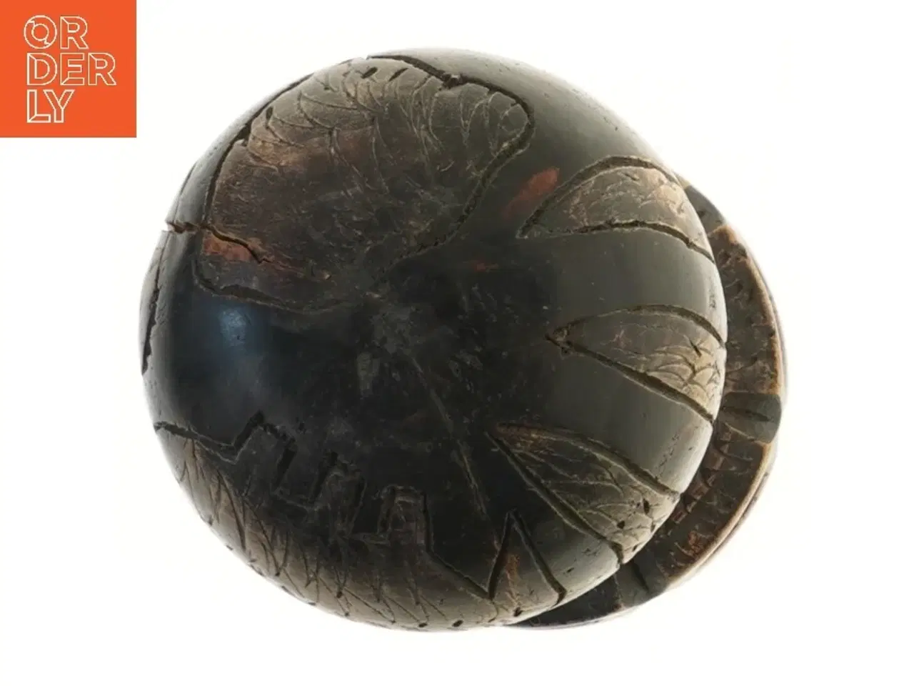 Billede 2 - Træfigur af holdende figurer (str. 28 cm)