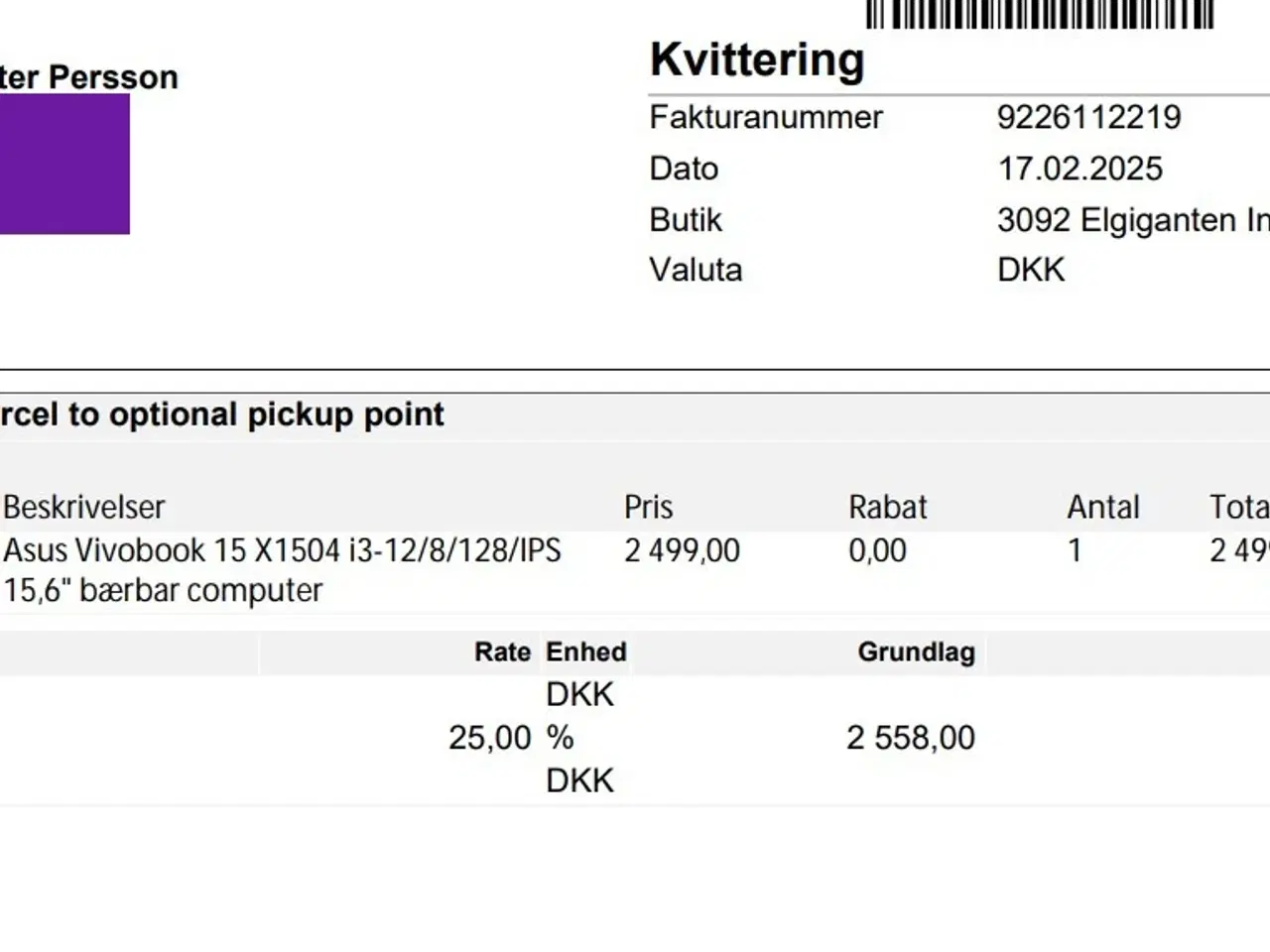 Billede 5 - Asus 15.6" Vivobook - som ny