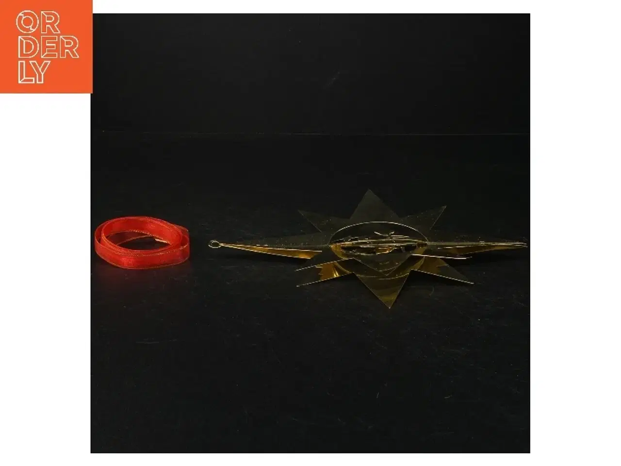 Billede 2 - Messing julestjerne ophæng (str. 20 x 17 cm)