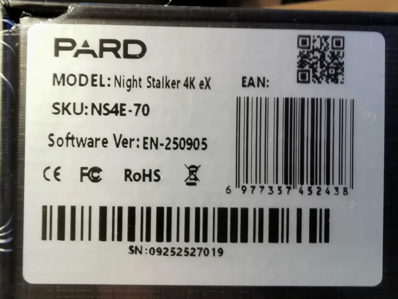 Billede 2 - Pard Nightstalker 4K EX -Bemærk inkl. IR 940 /LRF