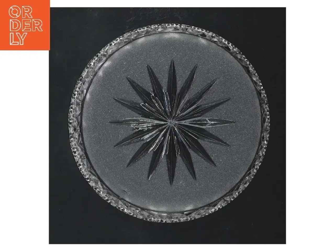 Billede 3 - Glasfad, krystal (str. Ø 12 cm)