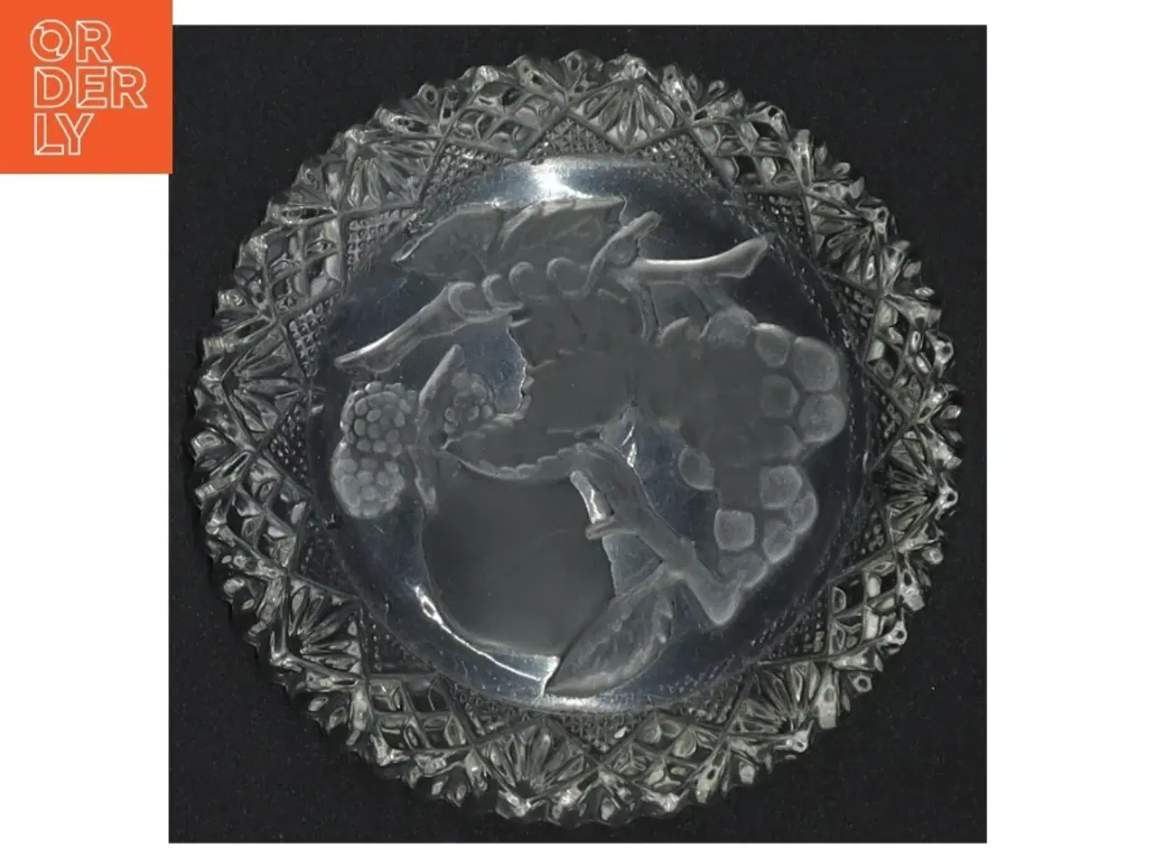 Billede 3 - Krystal skål med dekorativ kant (str. 11 x 3 cm)