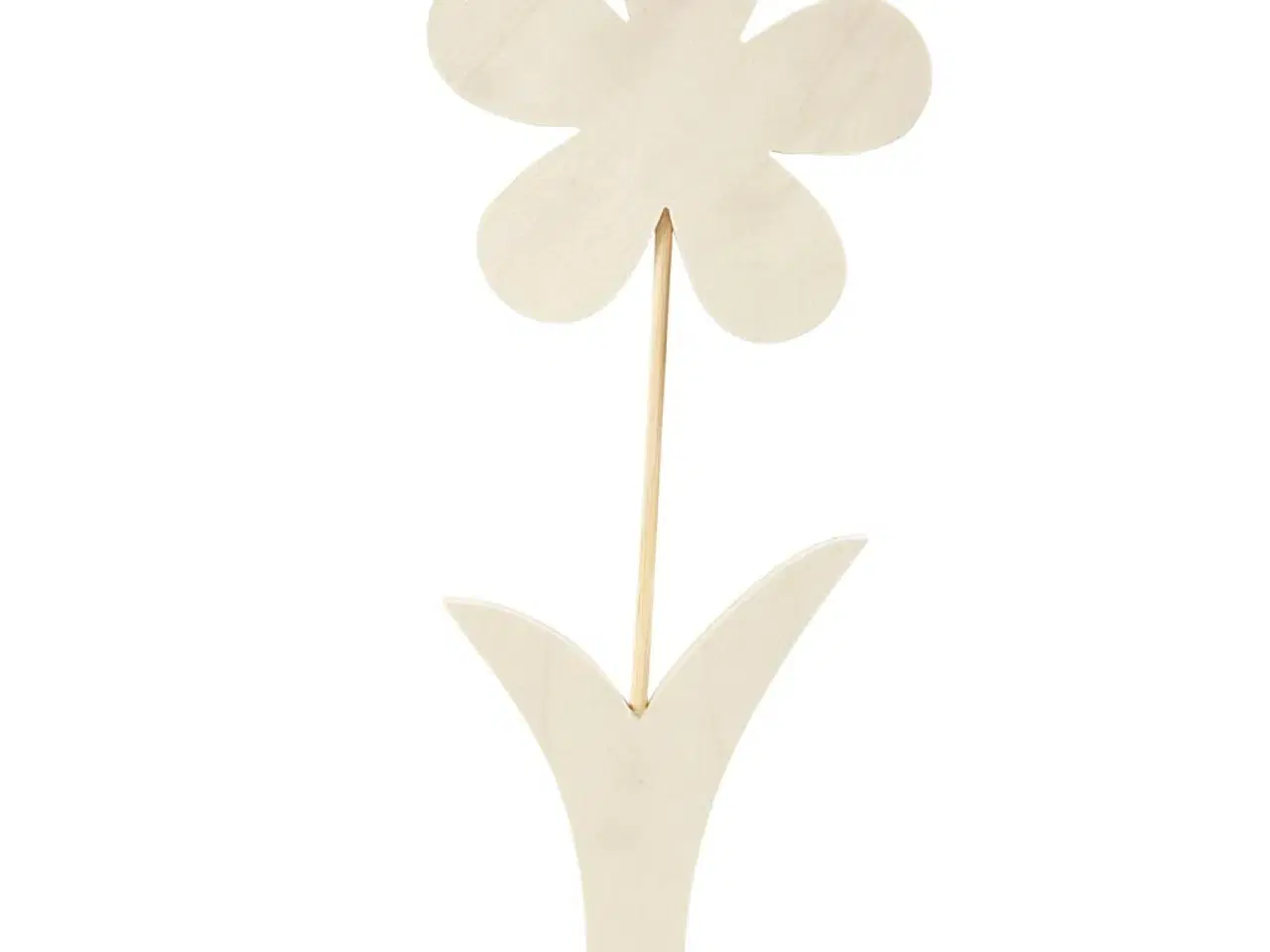 Billede 1 - Blomst, H: 26 cm, B: 13 cm, tykkelse 1 cm, 1 stk.