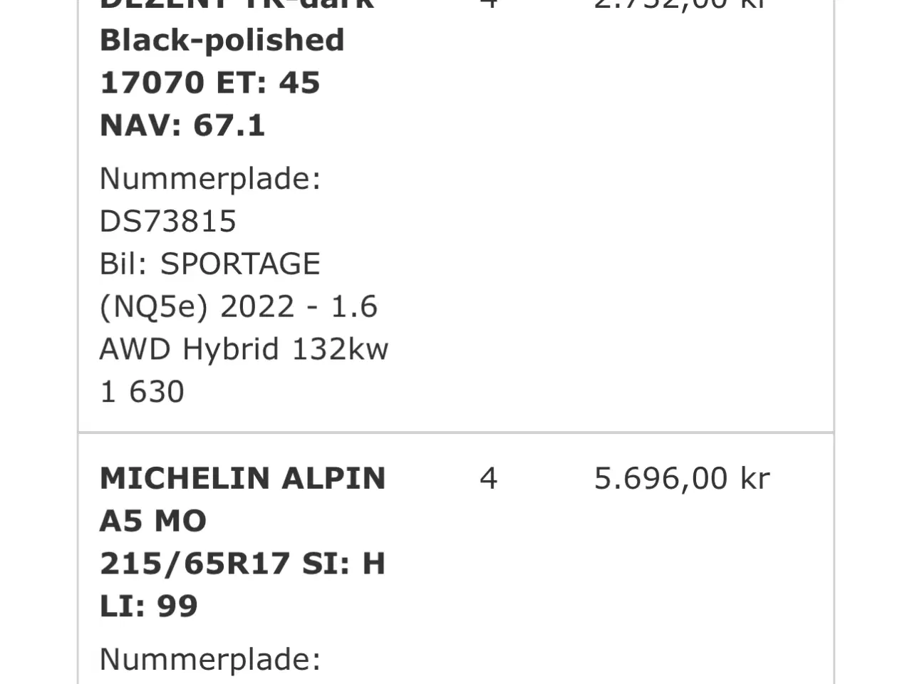 Billede 8 - Dæk og alufælge