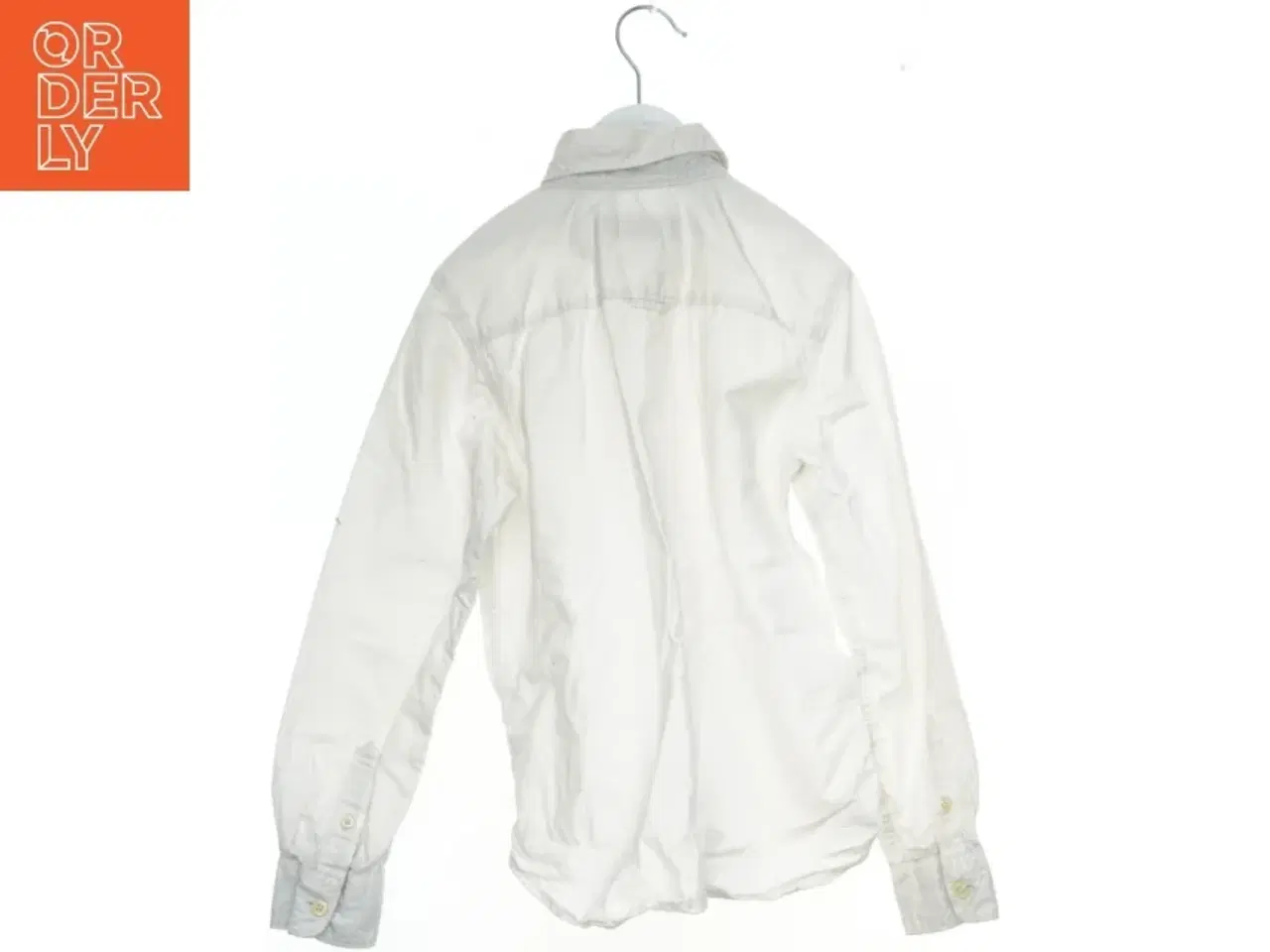 Billede 2 - Hvid skjorte med lange ærmer fra Logg (str. 134)