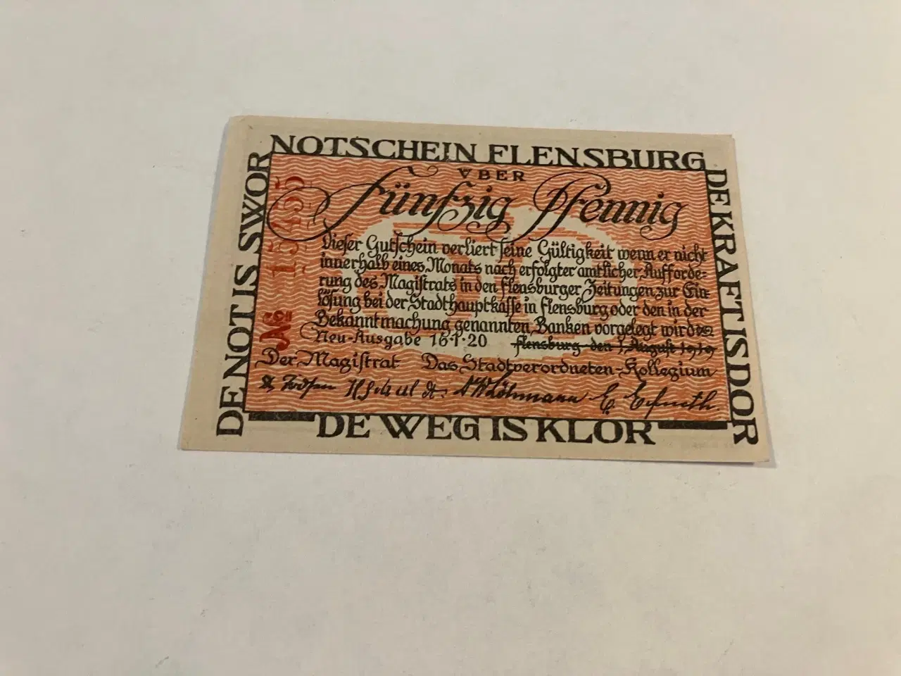 Billede 2 - 50 Pfennig Flensburg
