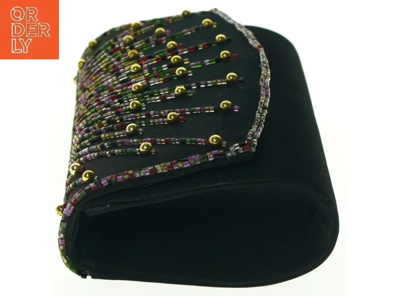 Billede 1 - Perlebelagt pung (str. 23 x 11 cm)