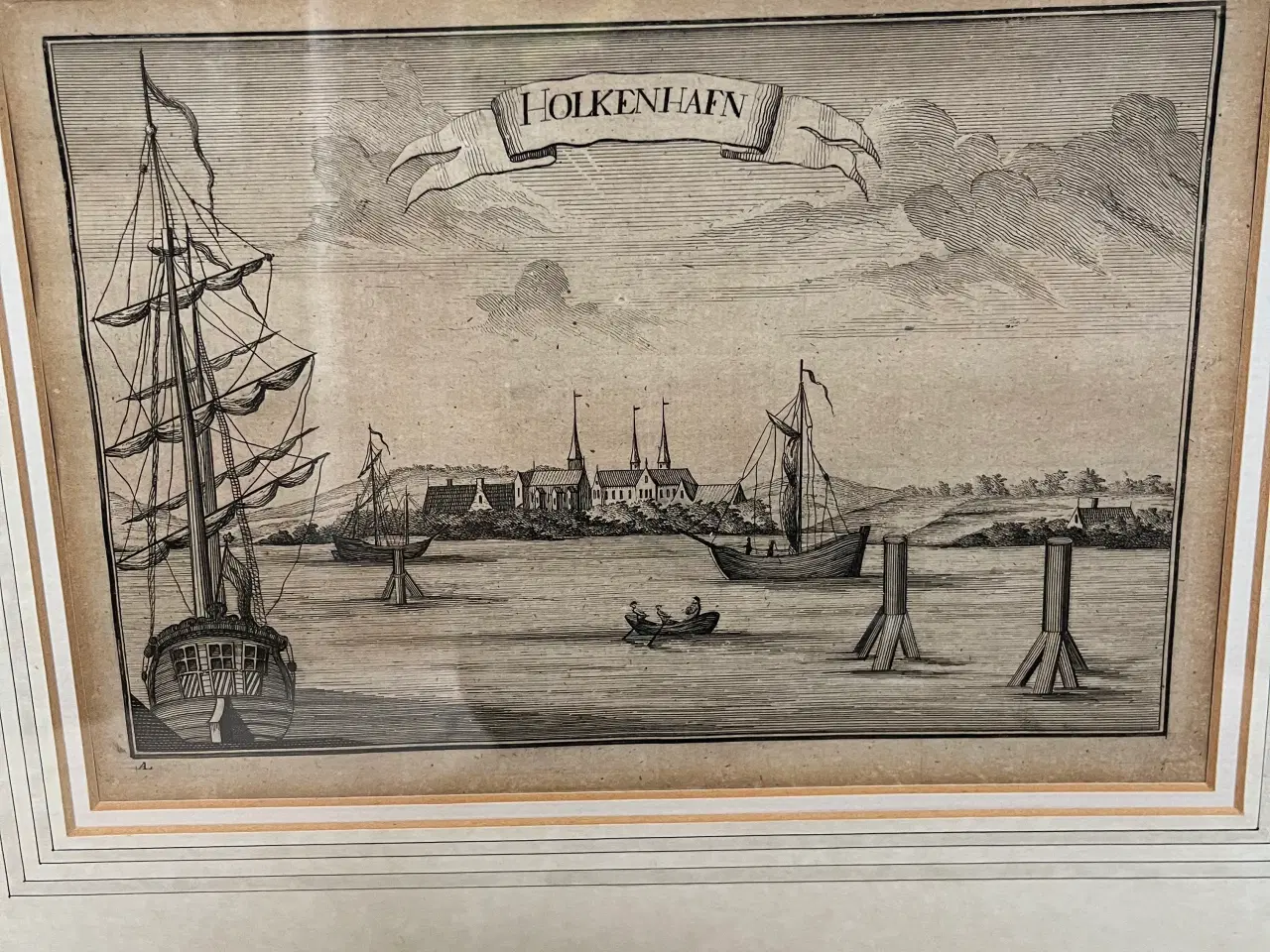 Billede 4 - Kobberstik med Nyborg motiver