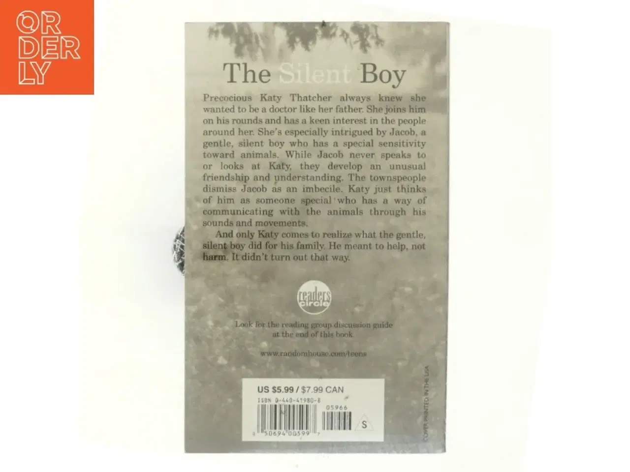 Billede 3 - The silent boy by Lois Lowry