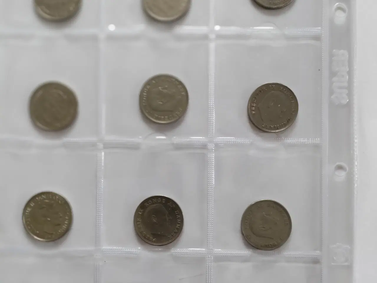 Billede 2 - Danmark 1 kroner 14 stk. alle forskellige