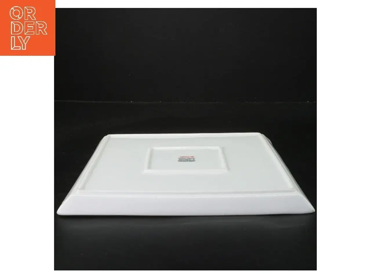 Billede 2 - Kvadratisk porcelænsfad/tallerkener fra Aida (str. 24,5x24,5 cm)