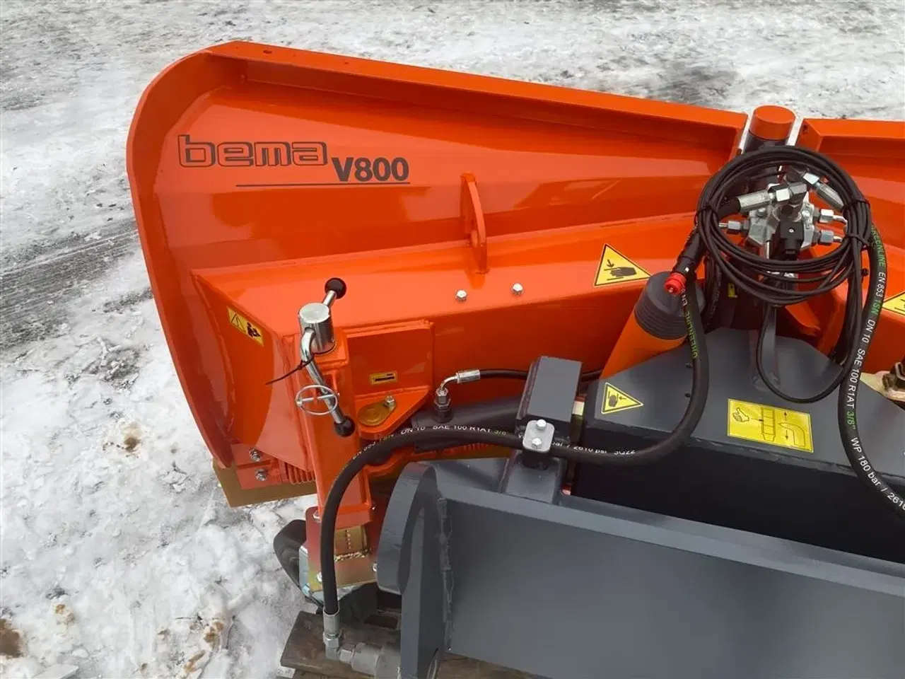 Billede 14 - Bema Bema V800 Sneplov Ophæng for Weidemann med hy.koblinger