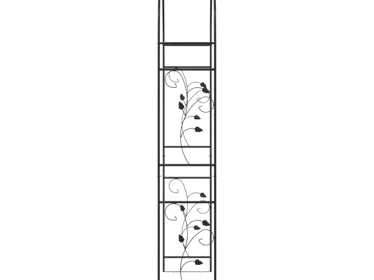 Billede 6 - Havebue Blomstret Sort