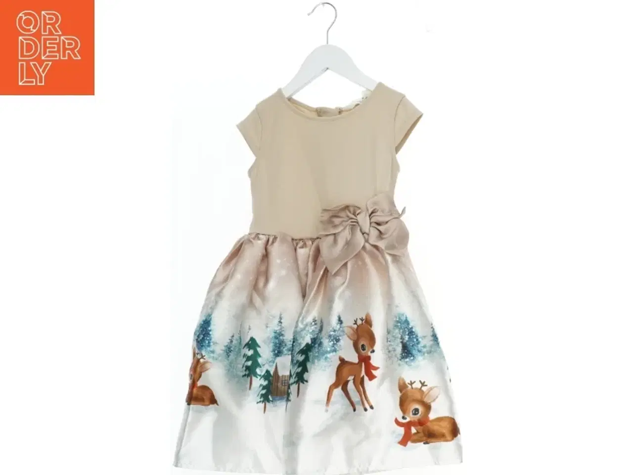 Billede 1 - Julekjole med rensdyrdesign fra H&M (str. 116)