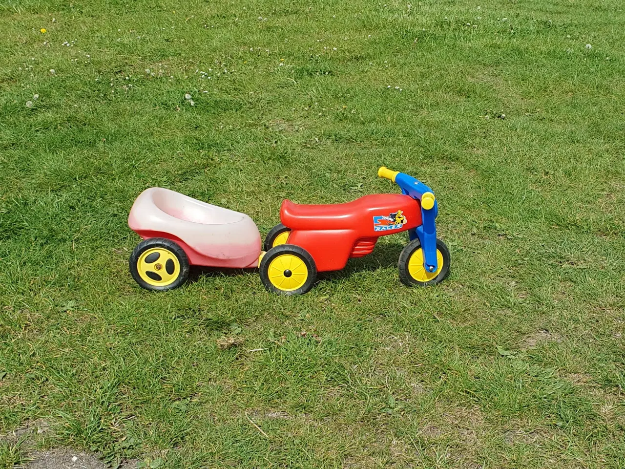 Billede 1 - Dantoy scooter med anhænger 