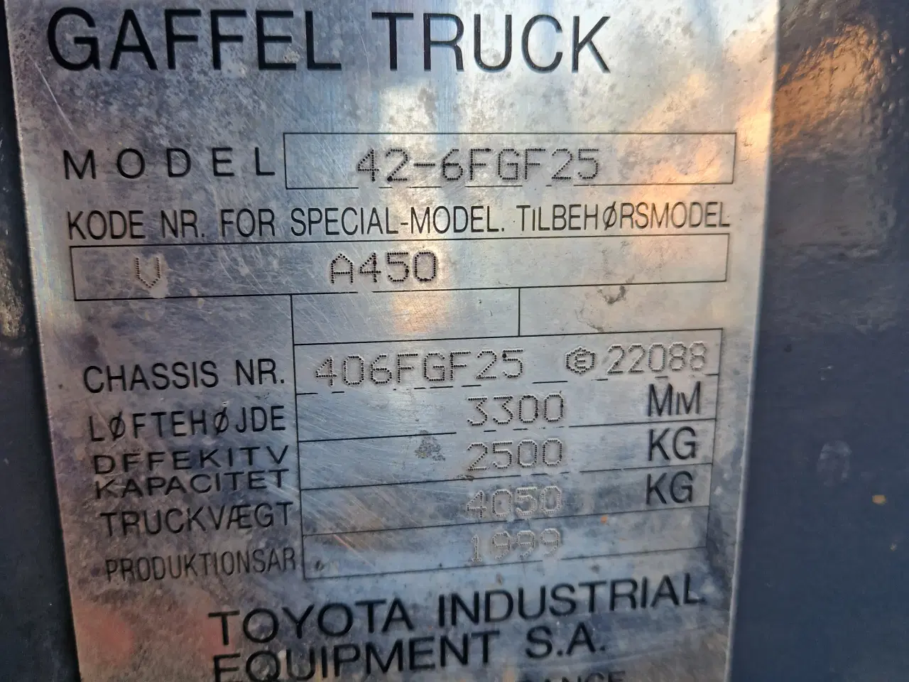 Billede 10 - Toyota FG25 Gastruck