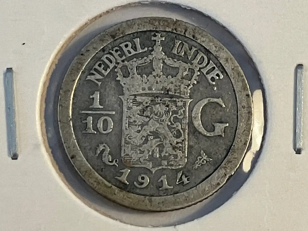 Billede 1 - 1/10 G Netherlands East Indies 1914
