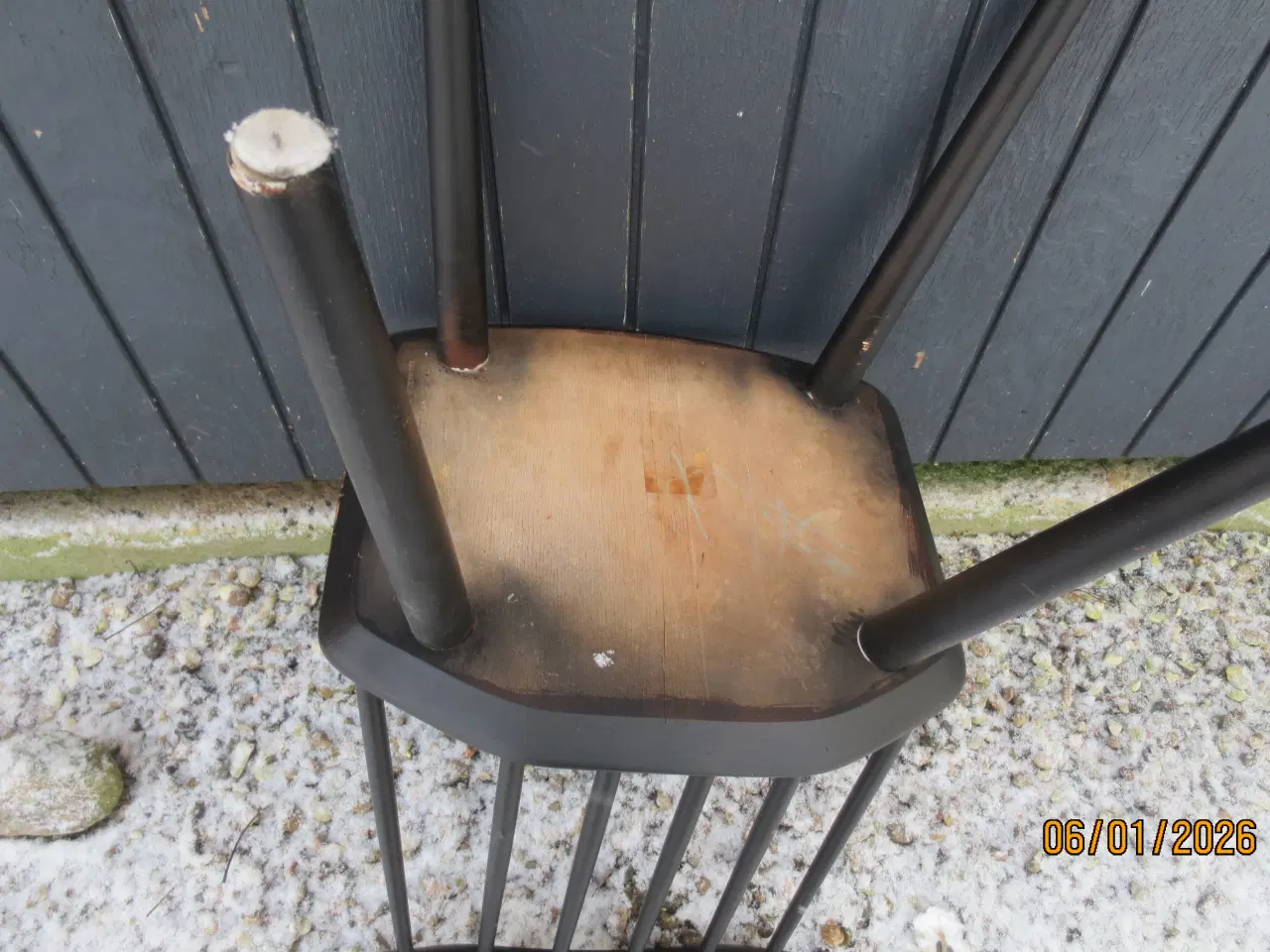 Billede 5 - 1 stk FDB Pindstol Nr 69 Sort