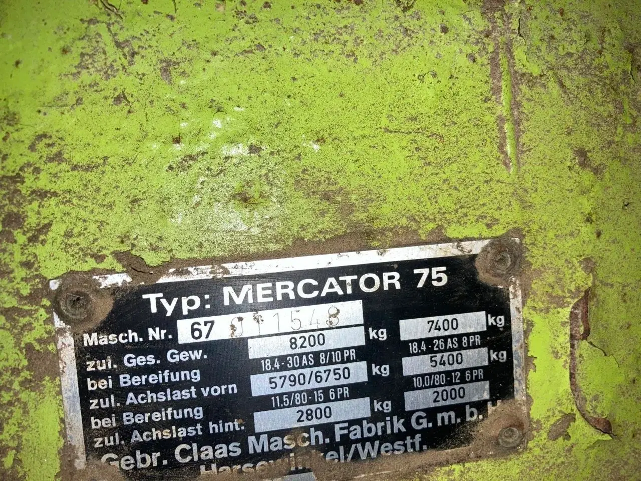 Billede 3 - CLAAS MERCATOR 75