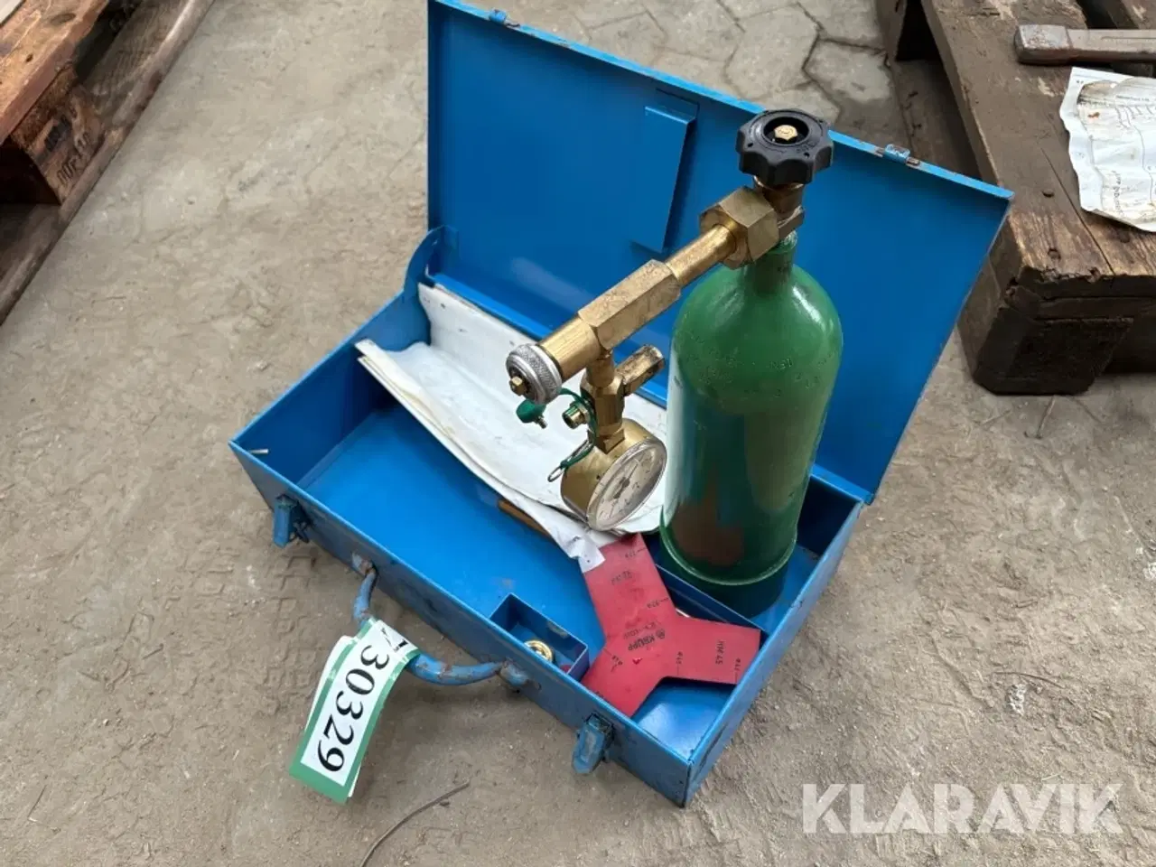 Billede 1 - Gasflaske til påfyldning Krupp