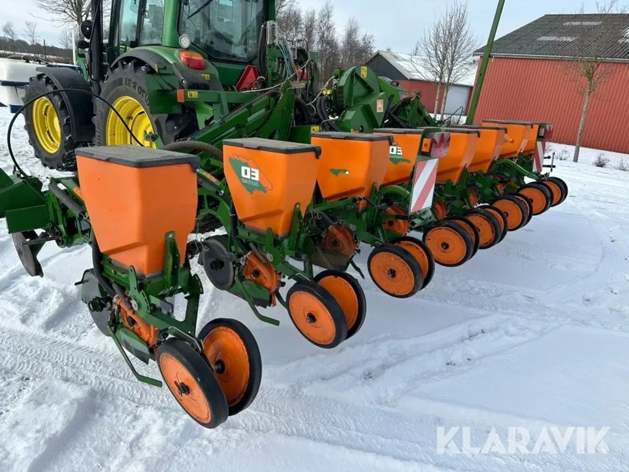 Billede 1 - Majsåmaskkne Amazone ES 602-K - 8 rækker - inklusiv fronttank til gødning