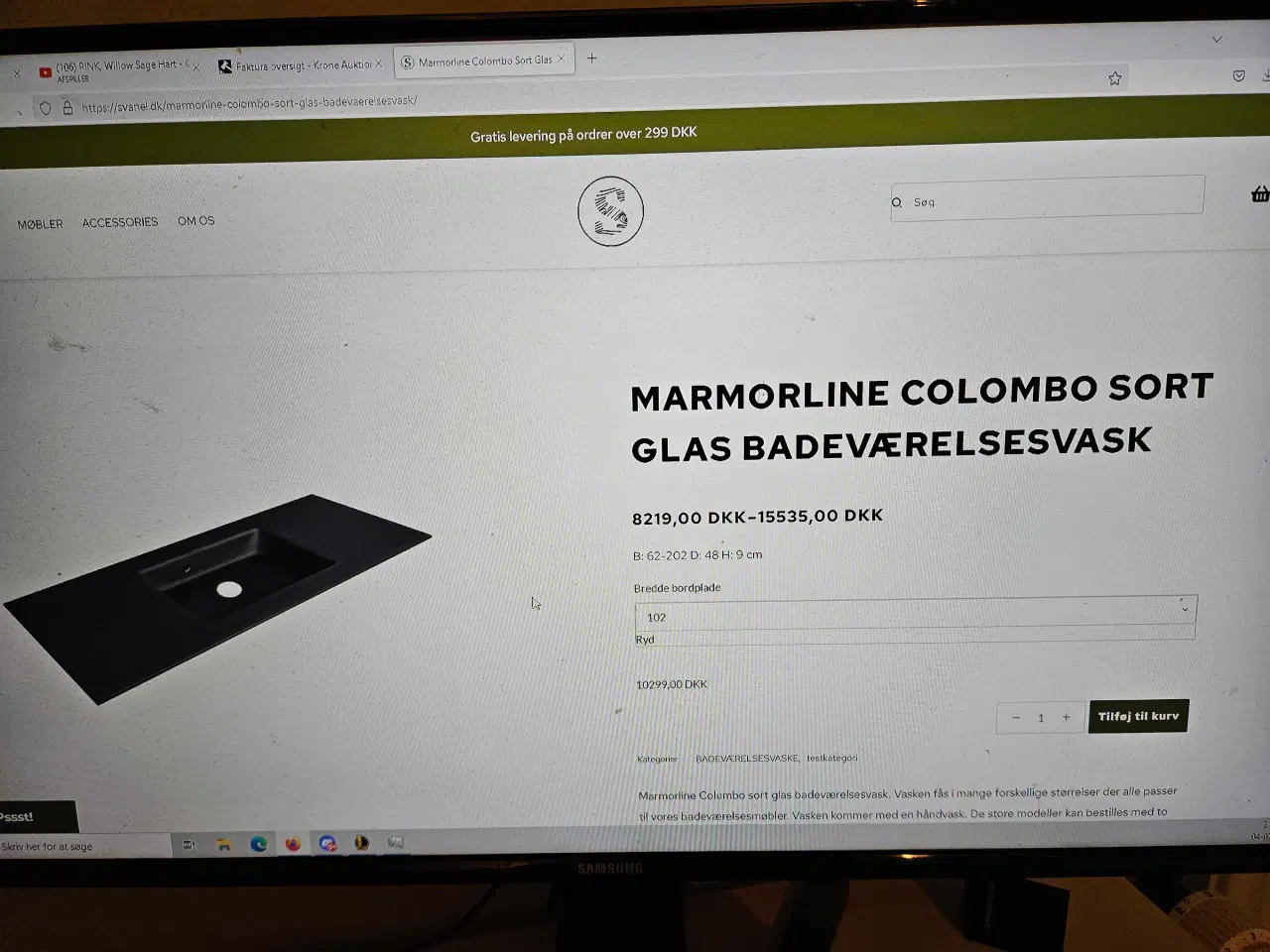 Billede 4 - Badeværelse håndvask 