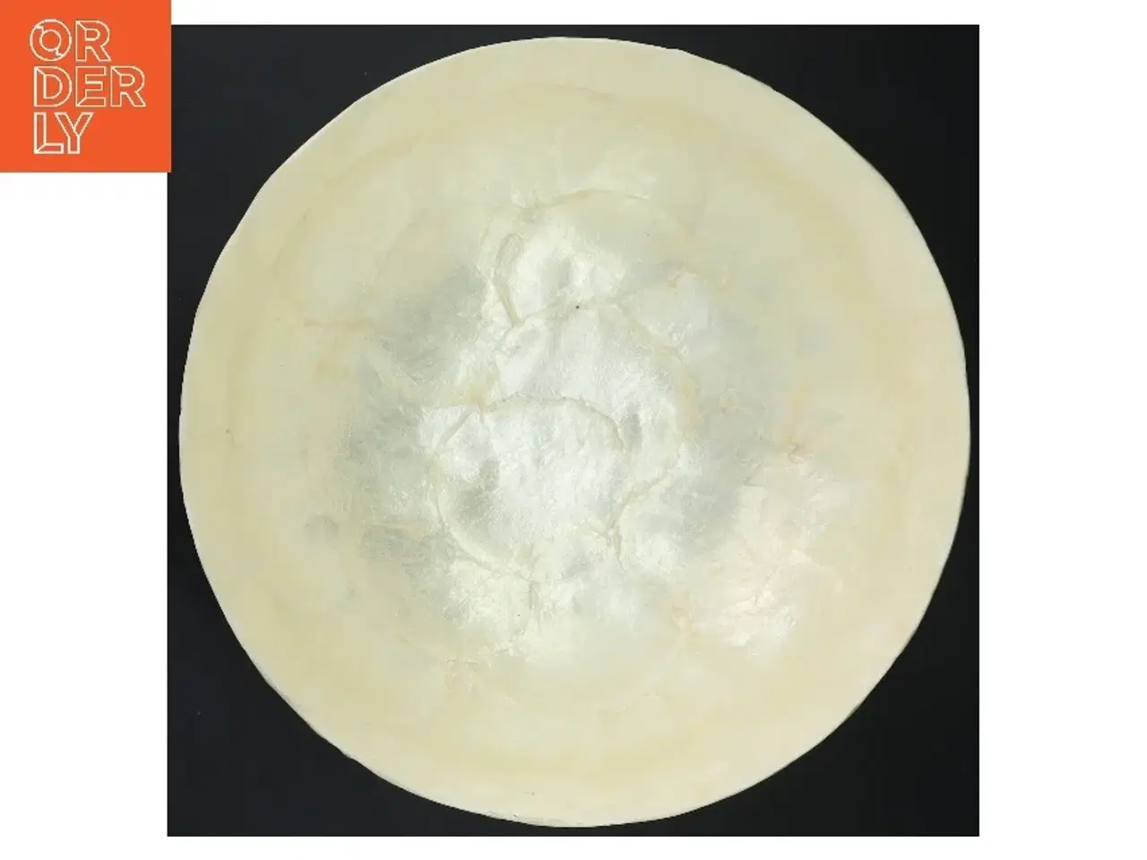 Billede 2 - Ny Capiz Dekorativ perlemors skål (str. Ø 25 cm)