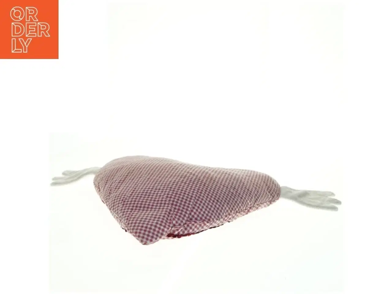 Billede 2 - Hjerteformet pude med vinger (str. 40x40 cm)