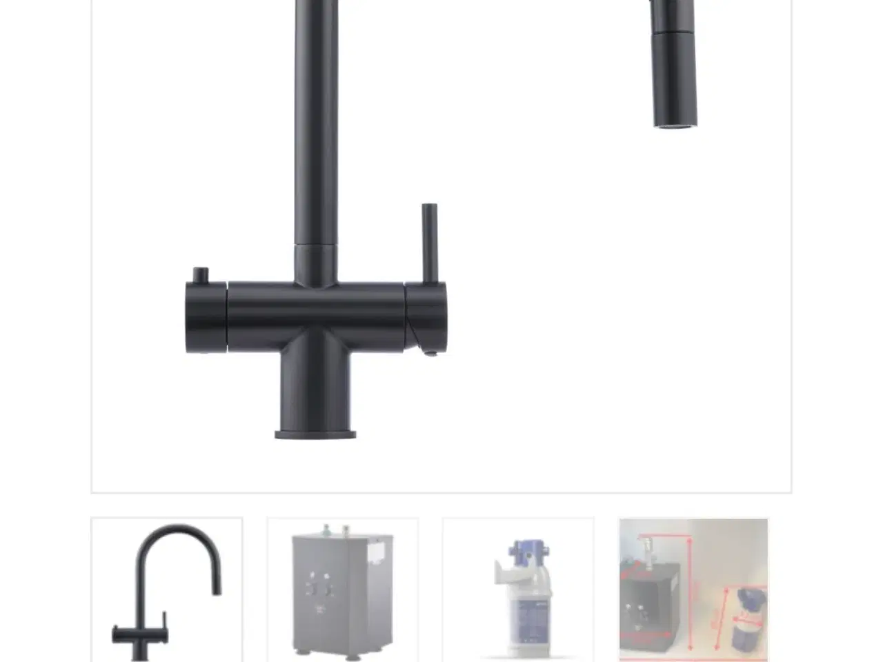 Billede 1 - Akvatur Taurus 3-1 vandhane sort