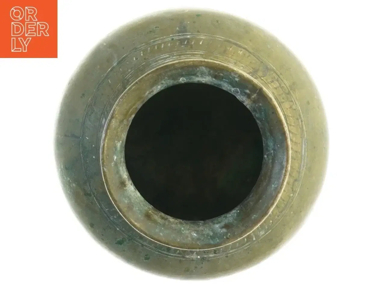 Billede 3 - Gammel messing vase (str. 13 x 13 cm)