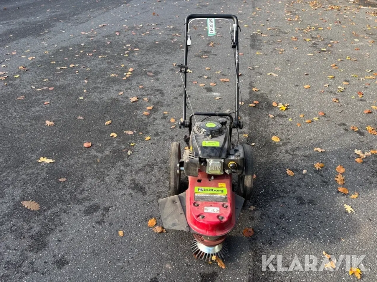 Billede 8 - Græstrimmer/Fliserenser P.Lindberg 5.8 HK